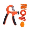 thumbnail image 2 of S SERENABLE Renforceur de Prise Main Exerciseur pour Doigts pour Escalade sur Roche Hommes Femmes Baseball Orange, 2 of 8