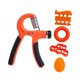 thumbnail image 2 of Fortalecedor de agarre de mano y ejercitador de dedos para escalada en roca, hombres y mujeres, béisbol. Naranja, 2 of 8