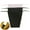 2Black + 1White, variant on 3 Pack Clip-on Mock Camisole Bra Insert Overlay Modesty Panel for Low-Cut Tops