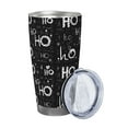 thumbnail image 2 of Haiem Ho-Ho-Ho 2 Printed 20oz Straight Skinny Car Cups With Insulated Cup Sleeve Portable Handle, Sports Travel Coffee Mug, Stainless Steel, Insulated-Straw Two-piece Set, 2 of 8