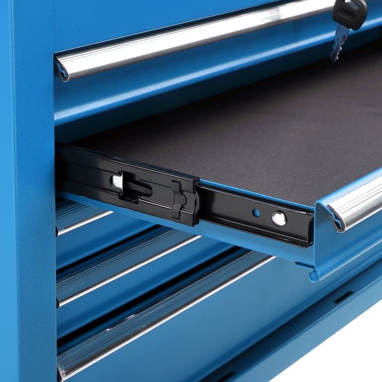 Ktaxon Tool Box, Steel 5-Drawer with Top Storage Tray, Handle