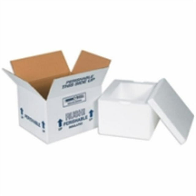 Box Partners 214C Conteneurs d'Expédition Isolés 9,5 Po x 9,5 Po x 7 Po