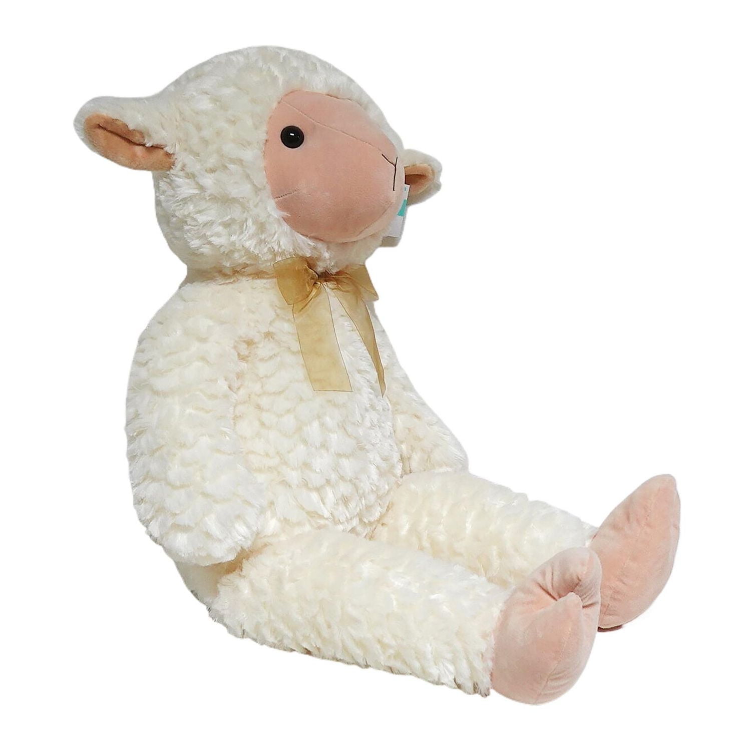 Way To Celebrate Easter Plush 35inch Extra Large Lamb Cream