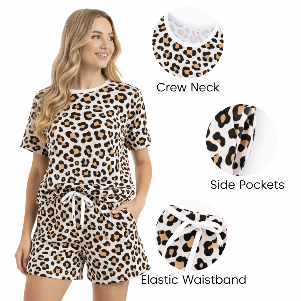 PatPat Women's Leopard Print Lounge Set photo 2