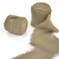 thumbnail image 1 of Edged Chiffon Ribbon Silk-Like Ribbons Wedding Invitation Bouquet Fabric Ribbons 4cmx5m Christmas Decoration Gift Wrapping, 1 of 7