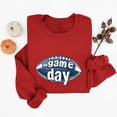 thumbnail image 5 of Xdegoge Game Day Sweatshirt Women Vantage Football Printed Pullover Casual Loose Long Sleeve Crewneck Top Fashion Football Fan Gear, 5 of 6