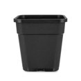 thumbnail image 1 of Planting Pot Black 2 Pack 10 #, Square Plastic Can Black, 1 of 5