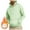 Green, variant on Zylanna Men's Pullover Hoodies, Elastic Long Sleeve Workout Running Hooded Sweatshirt Athletic Jacket with Pockets Sky Blue Size S