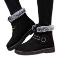 thumbnail image 4 of YLYL Women Men Ankle Snow Boots Fur Lined Waterproof Non Slip Outdoor Walking Winter Warm Booties, 4 of 9