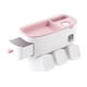 thumbnail image 2 of Soporte para cepillo de dientes de pared, dispensador automático de pasta de dientes, exprimidor para Rosa, 2 of 9