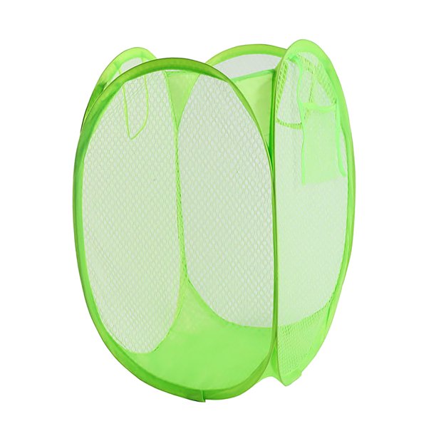 Foldable Laundry Basket Mesh Laundry Basket Nylon Mesh Laundry Basket