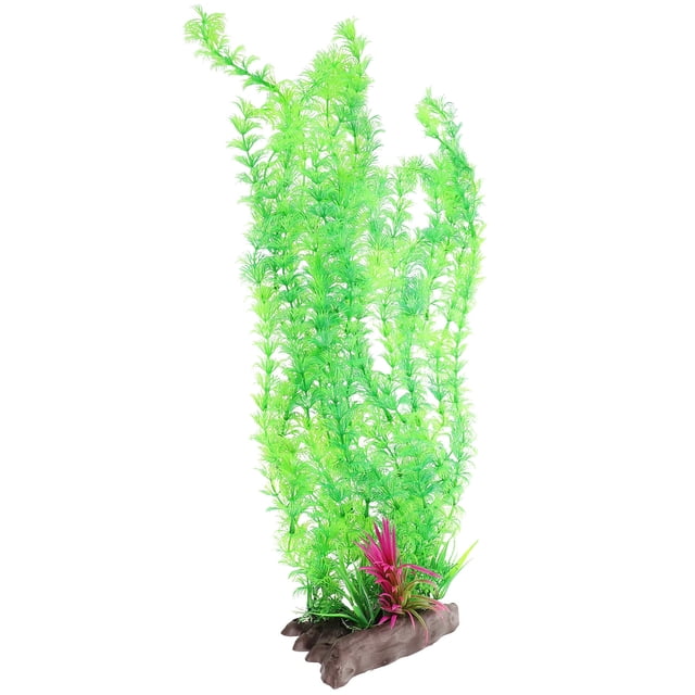 unbranded Planta Plástica Decorativa Para Acuario Con Y Material Duradero