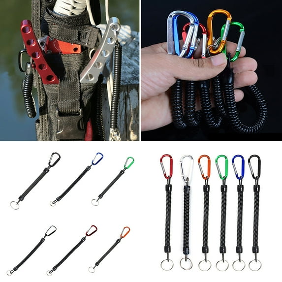 Opolski 1Pc Fishing Lanyards Boating Kayak Camping Secure Pliers Lip Grips Tackl Tools