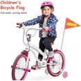 thumbnail image 3 of 2 Set Flags with | 6 Ft Safety Flag with Trailer Safety Flag | Safety Flag with Reflective Stripe | Height Adjustable Waterproof Orange Safety Flag Sturdy Fiberglass, 3 of 7