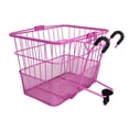 thumbnail image 3 of Sunlite Bicycle Front Basket Mesh Lift Off Carrier PINK Cruiser Commuter Bike, 3 of 3
