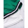thumbnail image 7 of Xnihocha Kids Boys Drawstring Elastic Waistband Training Running Cycling Shorts Built-in Leggings Green XS, 7 of 7