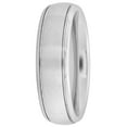thumbnail image 4 of Brilliance Fine Jewelry Men's Tungsten 6MM Grooved Comfort Fit Wedding Band - Mens Ring, 4 of 5