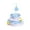 Blue, variant on 3-Layer RollerTrack Cats Teaser Toy Rotating Cats Track Tower Treat Feeders Interaction Boredom Relief Pet Toy