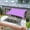 Purple, variant on PBAZIH Triangular Sun Shade Cloth, Waterproof UV Protection for Outdoor Patio, Garden, Pool, Easy Installation, Stylish and Durable Tarpaulin for Backyard and Outdoor Spaces