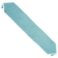 thumbnail image 4 of DINHEAROM 1Pcs Blue Polyester Flax Table Runner 70.9X13.8in for Weddings and Parties with Tassel, 4 of 8