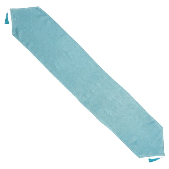 UPOUART Modern Table Runner Blue Polyester 1Pack Simple Style Table Cover for Home Decor