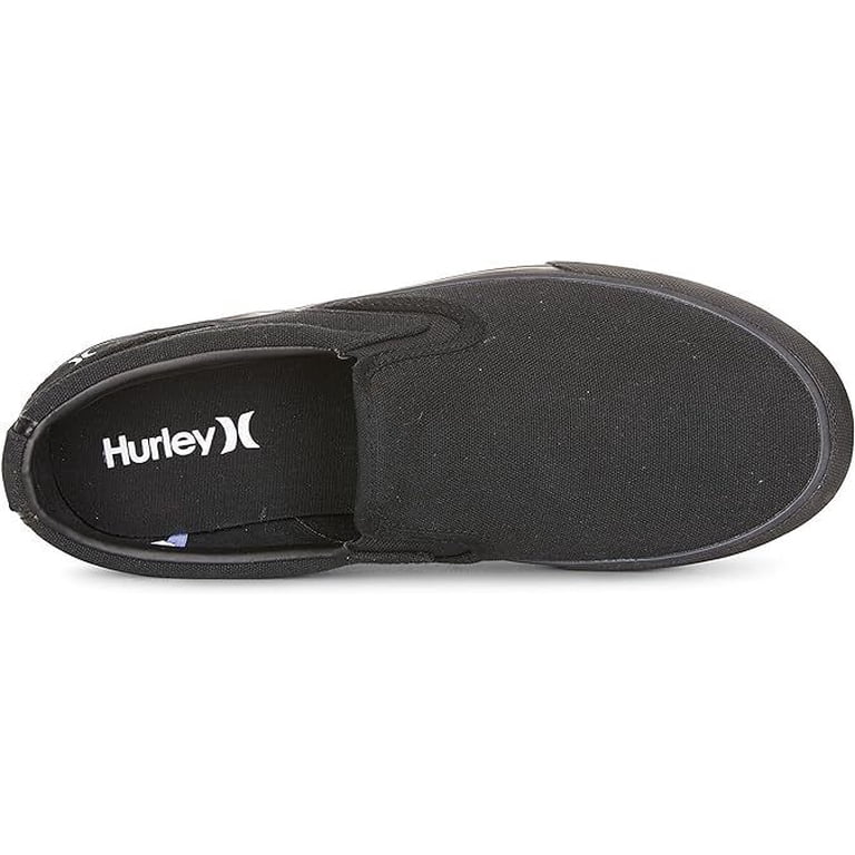 Hurley Jordan Men\'s size 10 black canvas slip-ons 1b301bea-05f9-42f4-897d-  main image 3