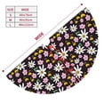 thumbnail image 3 of Sikiie Daisies Flowers 30-48 inches {designName} Print Christmas Tree Skirt Snowman Xmas Tree Skirt with Edge Christmas Decorations for Holiday Party48", 3 of 7