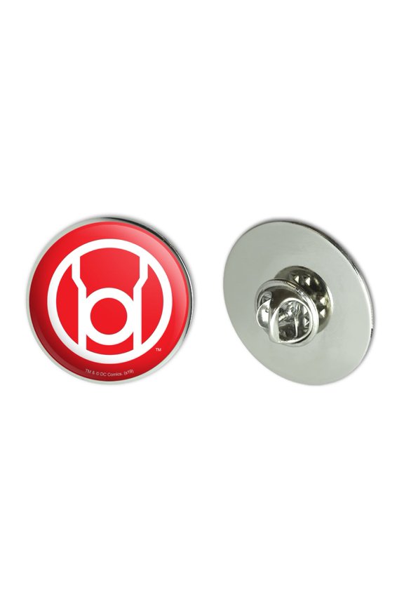 Green Lantern Blackest Night Red Lantern Logo Metal 1.1" Tie Tack Hat Lapel Pin Pinback