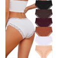 thumbnail image 1 of Ropa interior de algodón para mujer, bikini atrevido, paquete de ropa interior para mujer, cintura de encaje sexy, 1 of 5