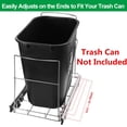 thumbnail image 3 of Ormeli Pull Out Trash Can Under Cabinet Adjustable Garbage Slideout Shelf For Kitchen Roll-Out Sliding Rack For Waste Can Under Kitchen Sink/Panty Trash Can Not Included, 3 of 5