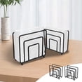 thumbnail image 1 of DPTALR Napkin Holder For Table, Modern Metal Napkin Holders For Kitchen Dining Tables & Countertops, Paper Cocktail Napkins Holder Dispenser For Indoor & Outdoor Use, 1 of 6