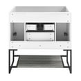 thumbnail image 4 of Marseille 36" Bathroom Vanity in Oak - Cabinet Only, 4 of 5