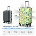 thumbnail image 6 of Xecao Blue Rabbit print Elastic Luggage Cover, with double-sided print , is perfect for travel, business, and daily use, 6 of 9
