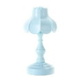 thumbnail image 3 of JUNWELL Small Table Reading Light Vintage Accent Flower Shaped Rechargeable LED Bed Lamp for Room Home 500 mA  Pink, 3 of 3