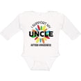 thumbnail image 3 of Inktastic I Support My Uncle Autism Awareness Boys or Girls Long Sleeve Baby Bodysuit, 3 of 5
