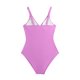 thumbnail image 4 of Trajes de baño para mujer, Trajes de baño para mujer Traje de baño plisado de doble tirante fino de color liso para mujer, 4 of 9