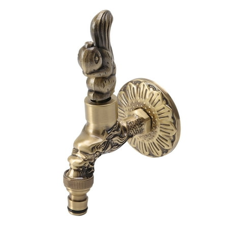 

Water Tap G1/2 Female Thread Stable Flowing Bathroom Faucet Interior Decor For Sink Squirrel And Dragon Pattern