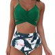 thumbnail image 3 of Bikini de dos piezas NikouMX traje de baño alto para mujer integración sin costuras, 3 of 6