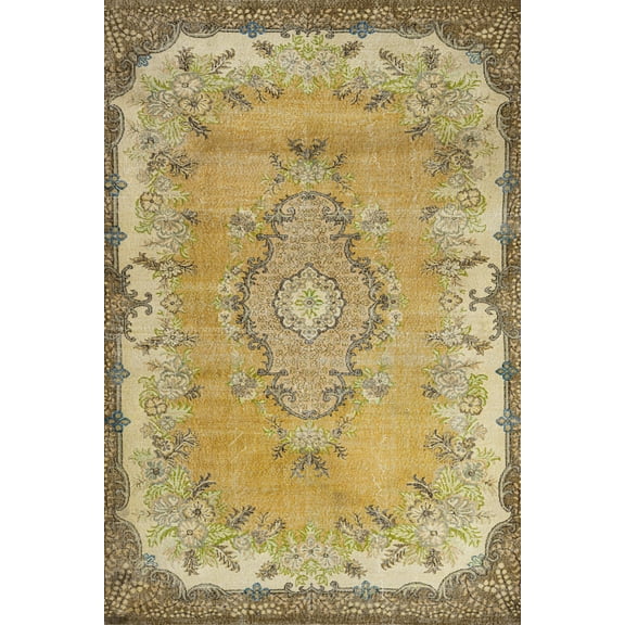 Brown Oriental Area Rugs for Living Room Washable Rugs Boho Moroccan Area Rug Soft Neutral Geometric Bohemian Carpet Distressed Indoor Rug for Bedroom Dining Room Office Foldable Nonslip Rug