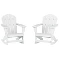 thumbnail image 5 of Polytrends  Laguna Hdpe All Weather Outdoor Patio Rocking Chair (Set of 2) White, 5 of 5
