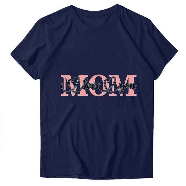 Blouses pour Femmes Blouse à Manches Courtes Imprimée Amusante Col Rond T-Shirt Tops
