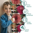 thumbnail image 3 of Blackout Kids Curtains,Pioneer Flower Floral Print Pattern Childrens Insulated Curtains Set Of 2,Bedroom Essentials,Toddler Room Decor 52"x84", 3 of 5