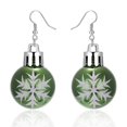 thumbnail image 5 of Pendientes navideños de moda con forma de bola y colgante para la oreja, regalos para familias el día de Navidad, 5 of 5