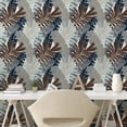 thumbnail image 2 of Ambesonne Tropical Leaves Peel & Stick Wallpaper for Home, Aloha Vibes Leaf, 13"x36", Almond Green Warm Taupe, 2 of 5