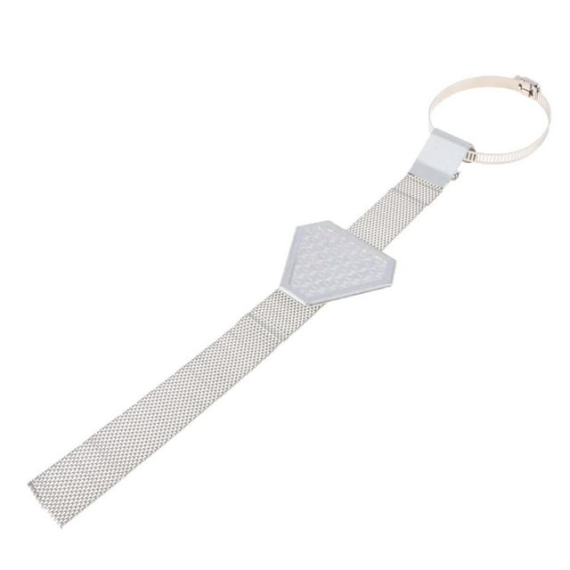 Car Metal Anti Static Strap Earth Belt Ground Wire W Adjustable Yellow - White, 30mm