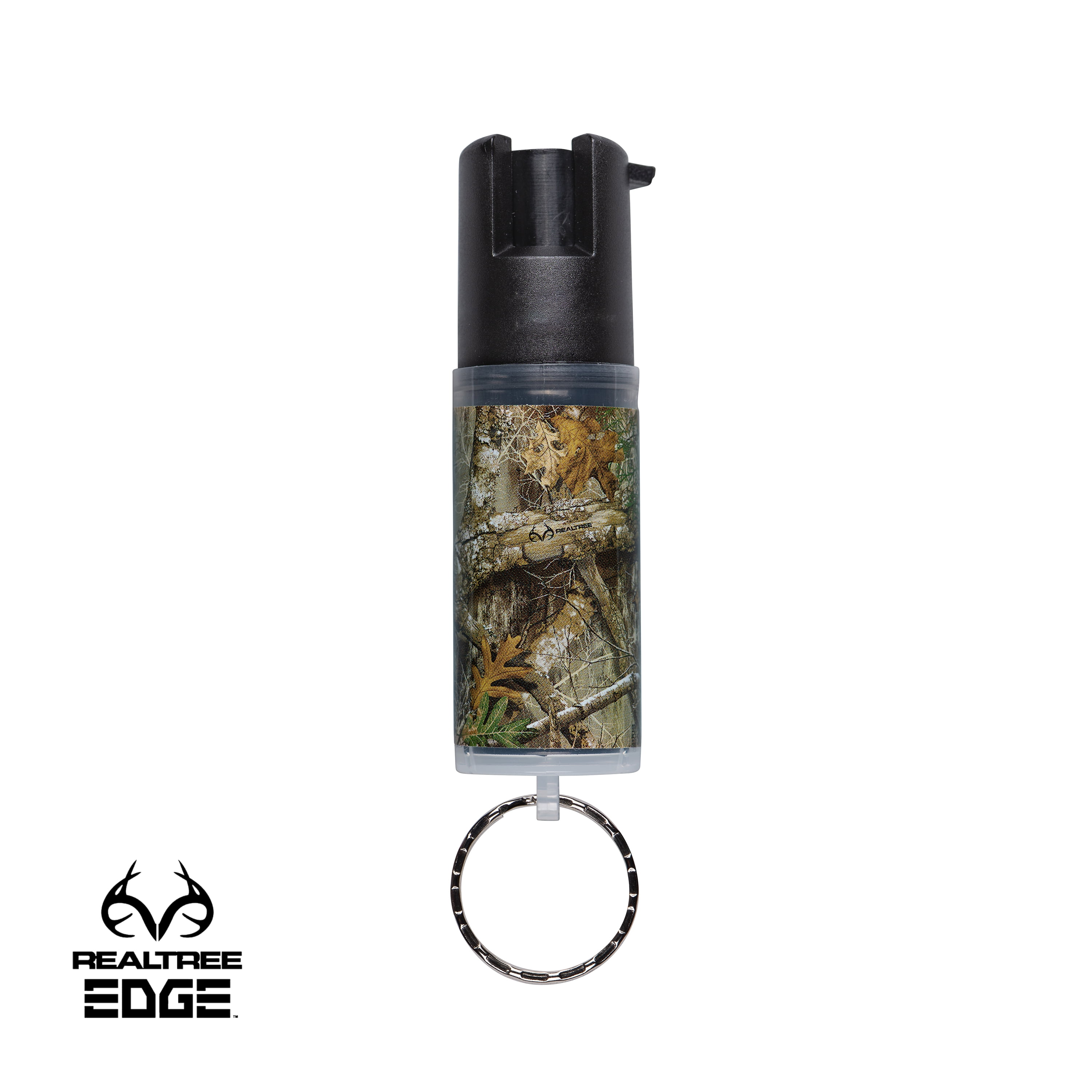 SABRE Realtree Edge Pepper Spray with Key Ring, Green Camo