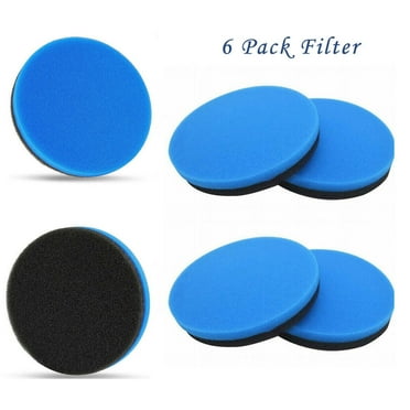 4 Pack Replace 12141 Filter For Bissell PowerGlide Pet Vacuum with SuctionChannel Technology 1305, 13052, 13057, 1305R, 1305T, 1306
