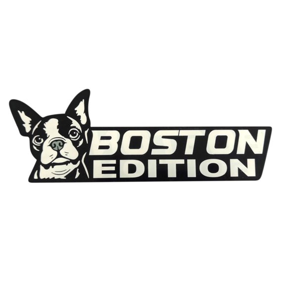 Car Badge Decoration, Czzoypi Cut Dog Emblem for Cars Motorcycles, Durable Metal Body Sticker with Precise Detail Customizable Design