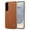 Brown, variant on Dteck Rugged Protective Case for Samsung Galaxy A57, Shockproof Carbon Fiber Pattern Anti-Scratch Slim Hard Back Case, Black
