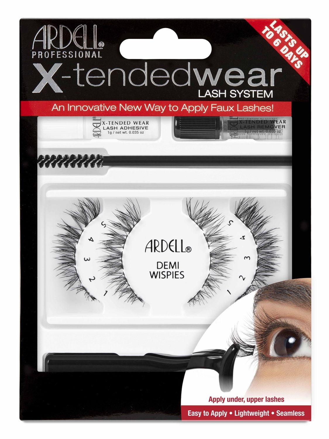 Ardell X-Tended Wear Demi Wispies - Complete Kit